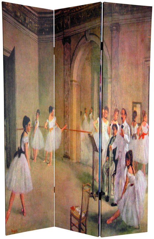 Degas' Dancers Art Print Screen (Canvas/Double Sided) - Spa & Bodywork Market