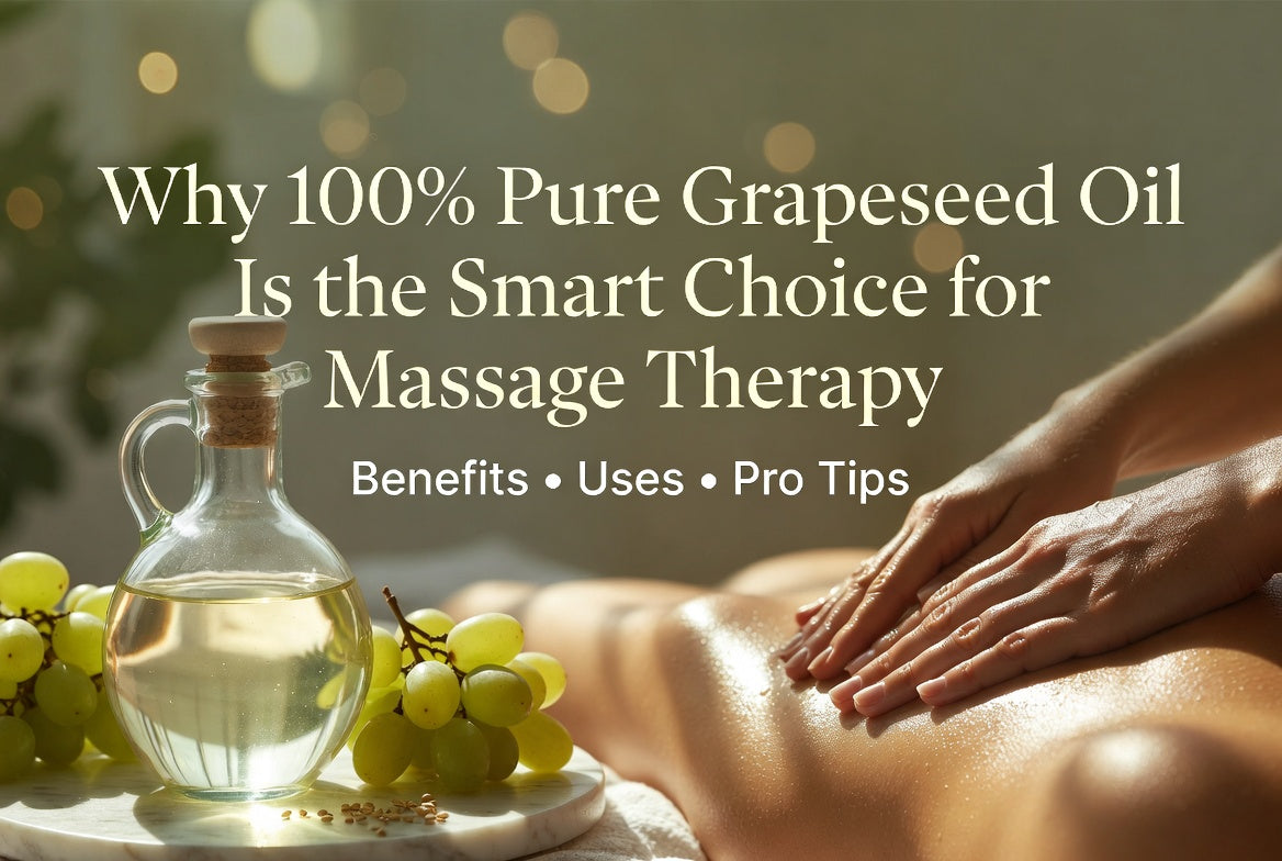 Why 100% Pure Grapeseed Oil Is The Smart Choice for Massage Therapy