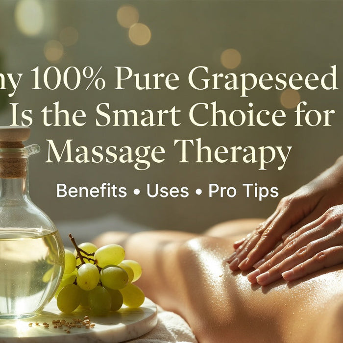 Why 100% Pure Grapeseed Oil Is The Smart Choice for Massage Therapy