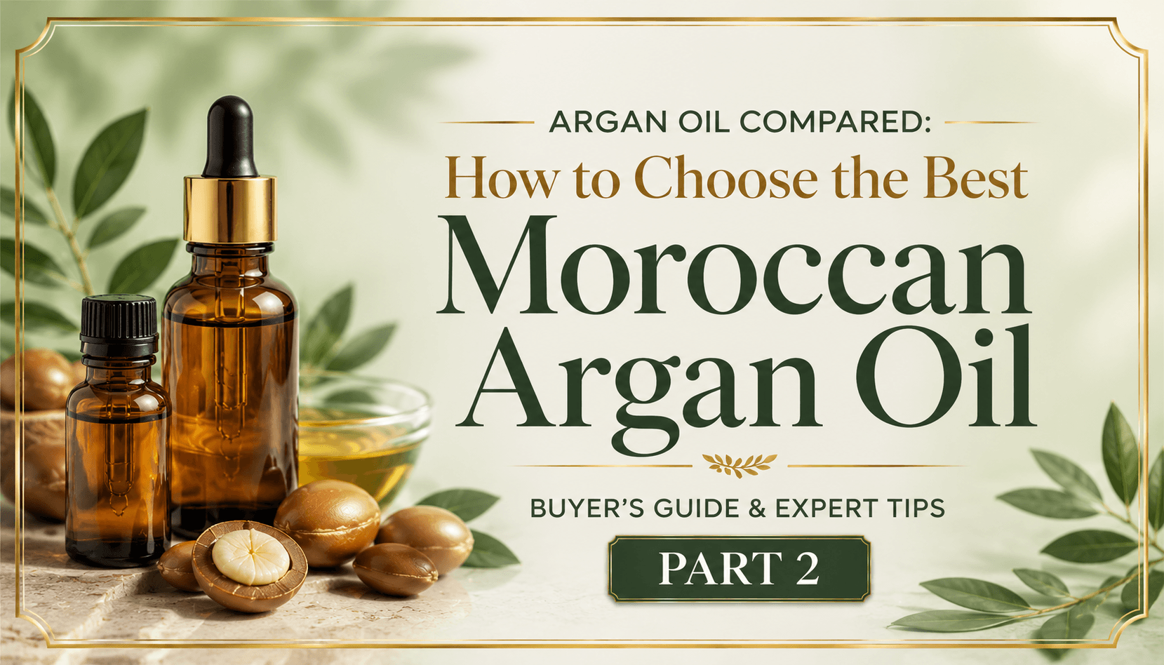 How To Choose The Best Moroccan Argan Oil. A Buyer's Guide & Expert Tips.