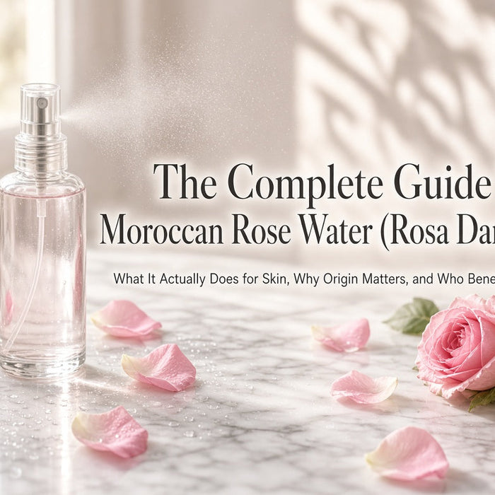 The Complete Guide To Moroccan Rose Water (Rosa Damascena) - What It Actually Does for Skin, Why Origin Matters, and Who Benefits Most - Part 1
