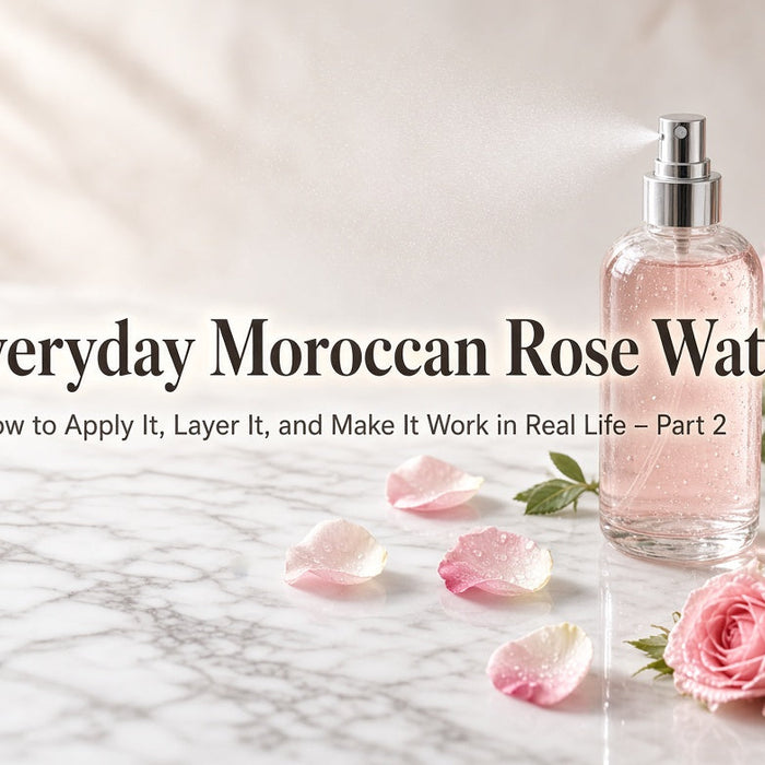 Everyday Moroccan Rose Water - How to Apply It, Layer It, and Make It Work in Real Life - Part 2