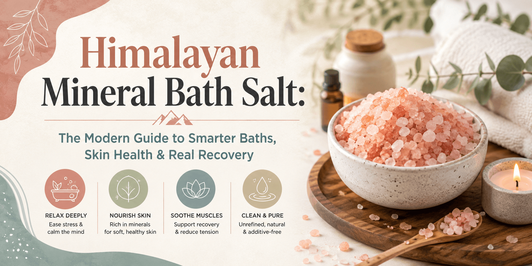 Himalayan Mineral Bath Salt: The Modern Guide To Smarter Baths, Skin Health & Real Muscle Recovery
