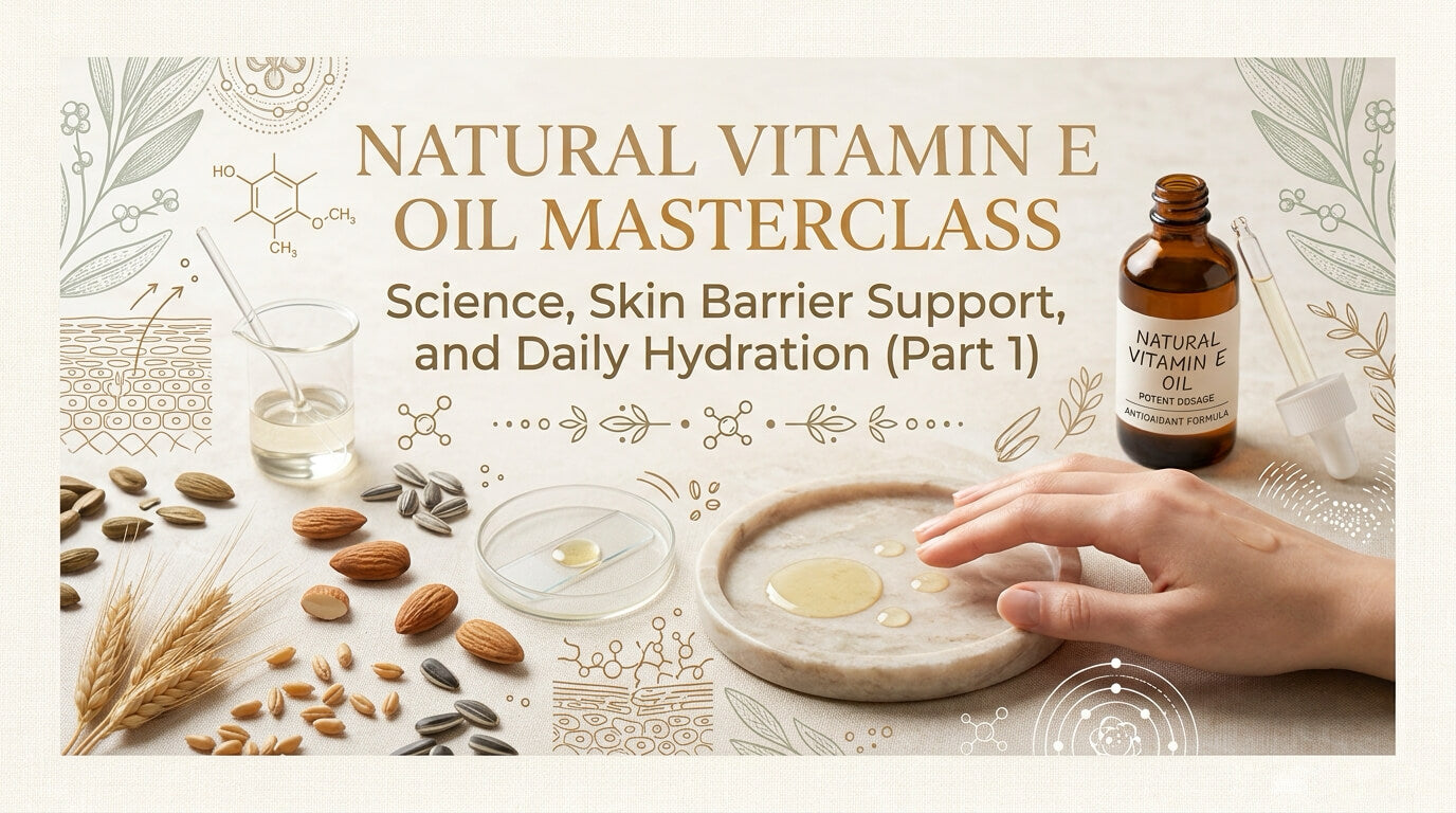 Natural Vitamin E Oil Masterclass - Science, Skin Barrier Support, And Daily Hydration (Part 1)