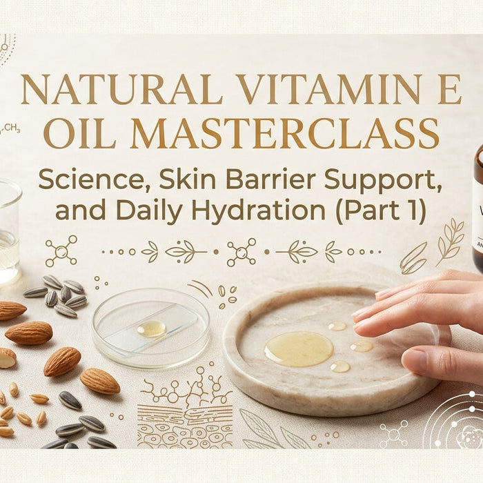 Natural Vitamin E Oil Masterclass - Science, Skin Barrier Support, And Daily Hydration (Part 1)