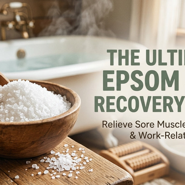 The Ultimate 100% Pure & Natural Epsom Salt Recovery Guide. Relieve Sore Muscles, Tired Feet & Work Related Strain.