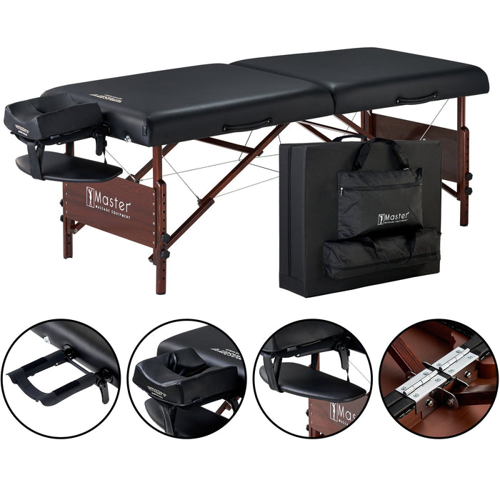 Master Massage 30" DEL RAY™ Portable Massage Table Package with Ambient Light System