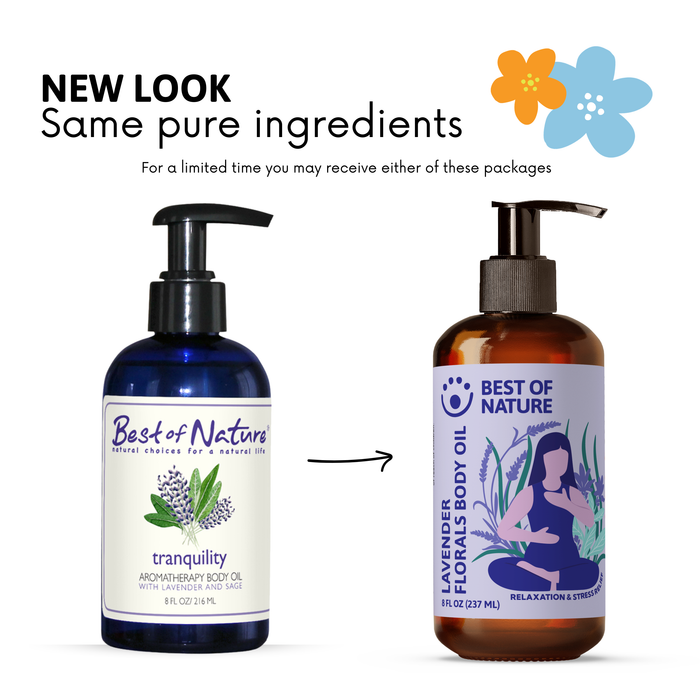 Lavender Florals (formerly Tranquility) Aromatherapy Massage & Body Oil