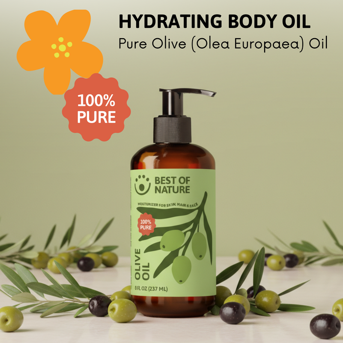 Best of Nature Olive Massage & Body Oil - 100% Pure