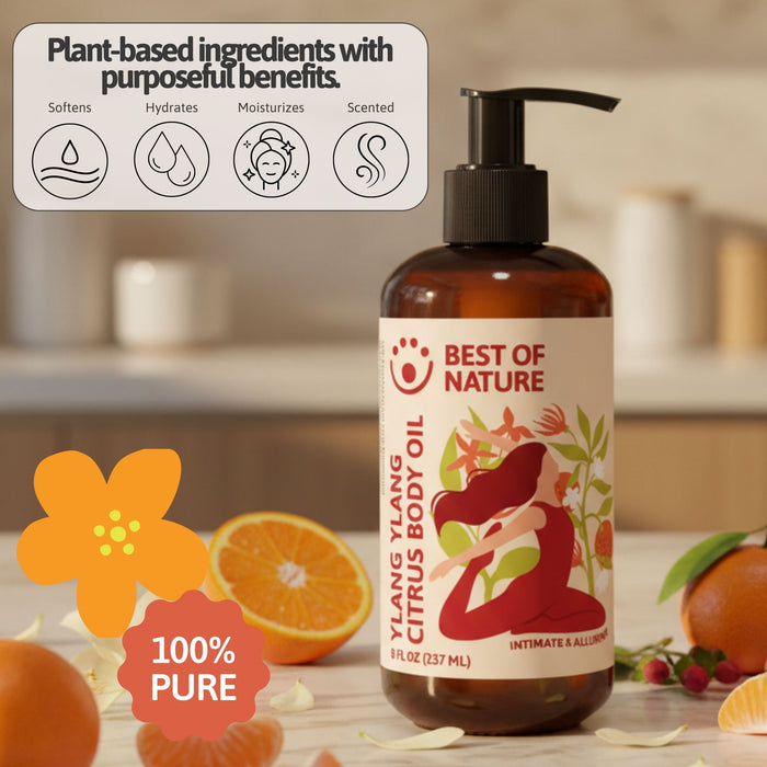 Best of Nature Ylang Ylang Citrus Aromatherapy Massage & Body Oil