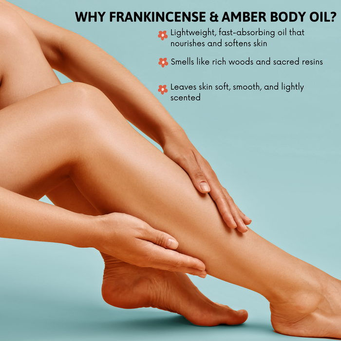 Best of Nature Frankincense & Amber Aromatherapy Massage & Body Oil