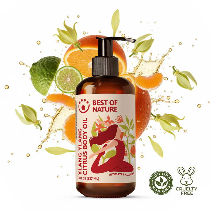 Best of Nature Ylang Ylang Citrus Aromatherapy Massage & Body Oil