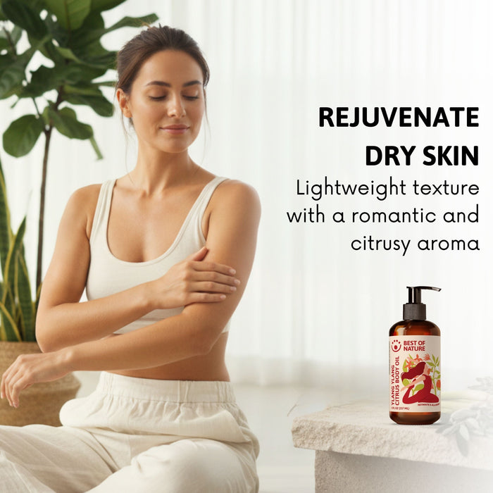 Best of Nature Ylang Ylang Citrus Aromatherapy Massage & Body Oil