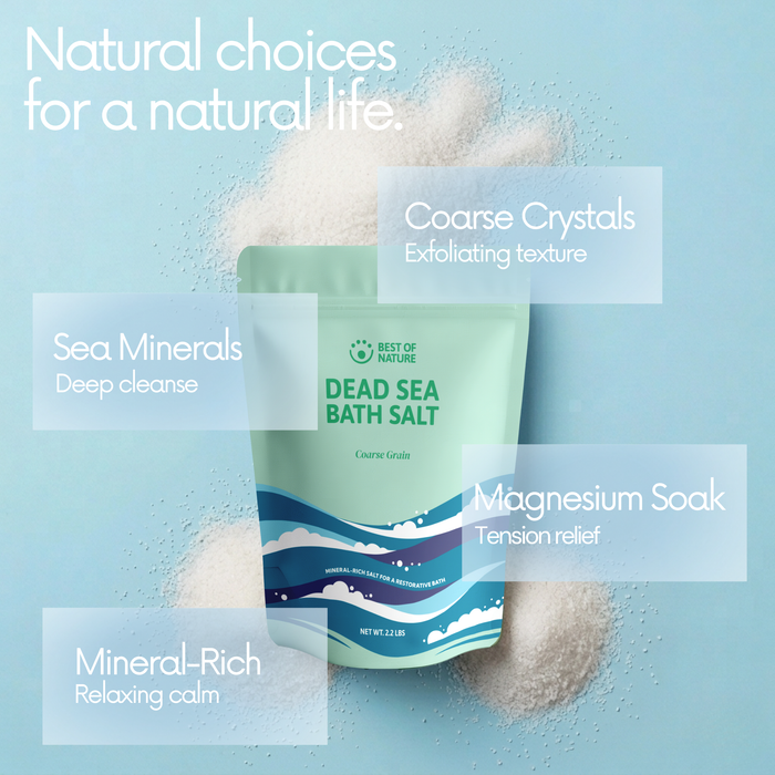 Dead Sea Mineral Bath Salt (Coarse Grain)