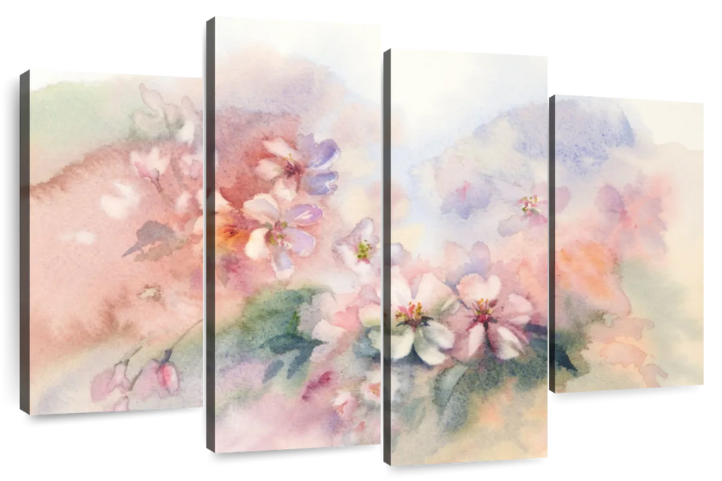 Abstract Cherry Blossom Wall Art