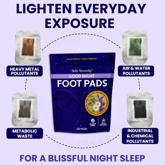 Cortisol + Good Night Sleep Detox Bundle - Foot Pads