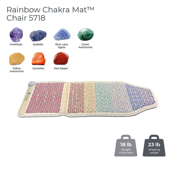 Rainbow Chakra Mat™ Chair 5718 Firm | Photon PEMF InfraMat Pro®