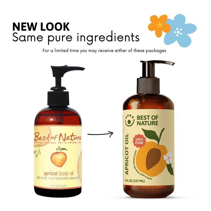 Best of Nature Apricot Kernel Massage & Body Oil - 100% Pure