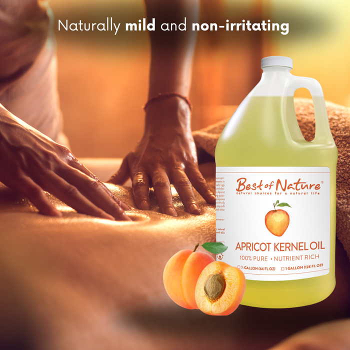 Apricot Kernel Oil is naturally mild and non-irritating. Massage Oils by Best of Nature