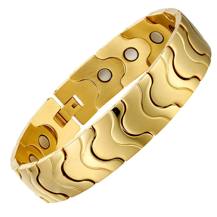 Stainless Steel Magnetic Bracelet -  2 Colors available - Model B066