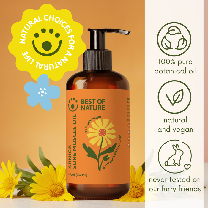 Best of Nature Therapeutic Arnica Sore Muscle Massage & Body Oil Oil (formerly Therapeutic Arnica Blend)