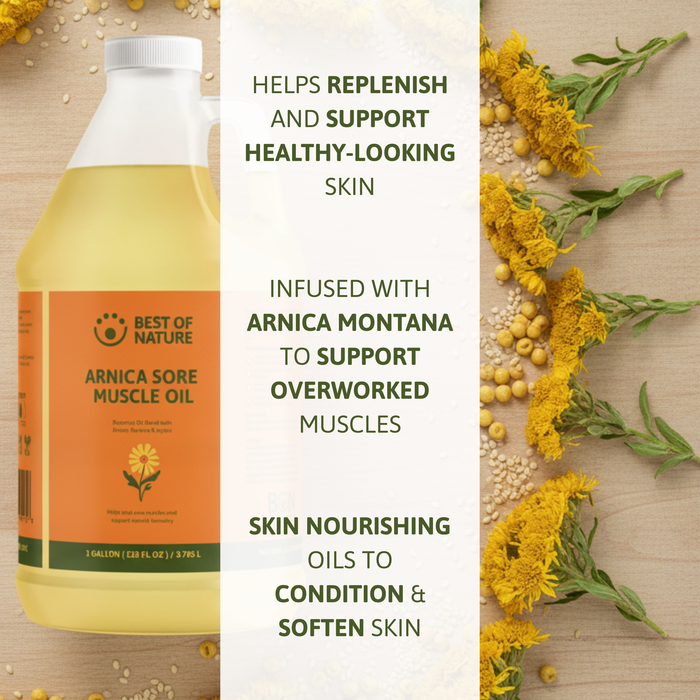 Best of Nature Therapeutic Arnica Sore Muscle Massage & Body Oil Oil (formerly Therapeutic Arnica Blend)