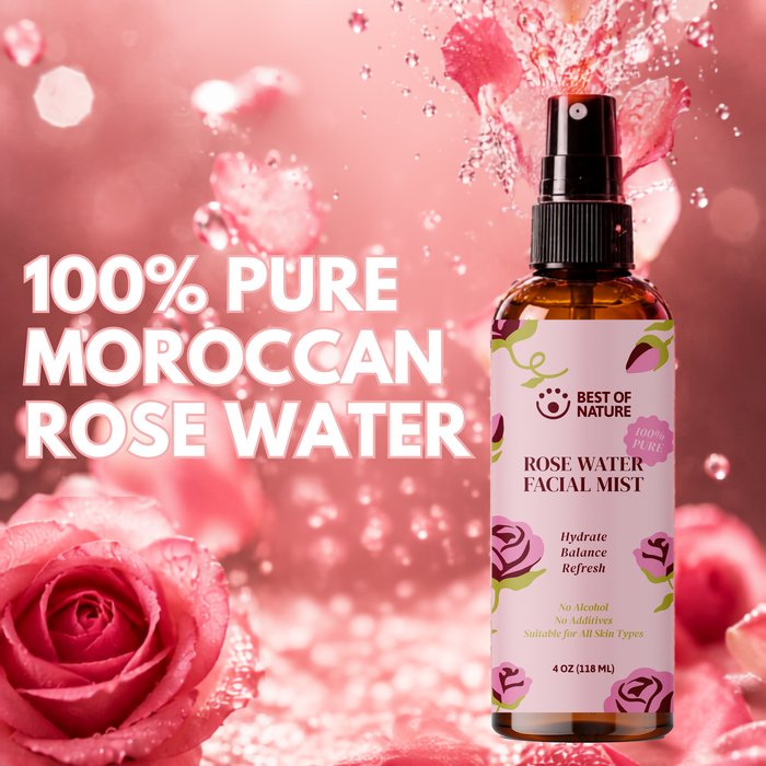 Best of Nature Moroccan Rose Water - Hydrating Toner