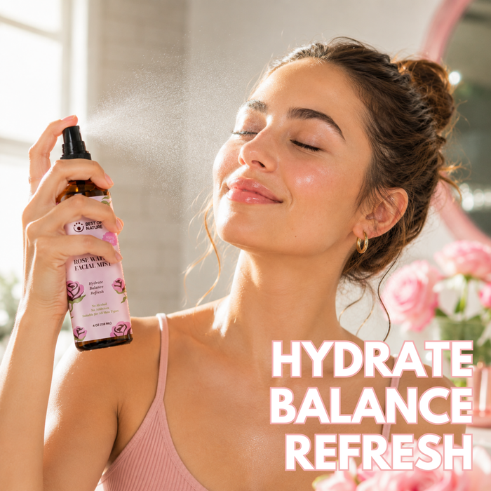 Best of Nature Moroccan Rose Water - Hydrating Toner