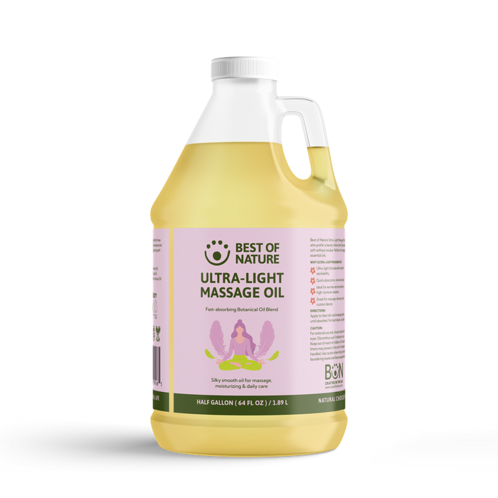 Best of Nature Ultra-Light (formerly Grapeseed Lightest Blend) Massage & Body Oil