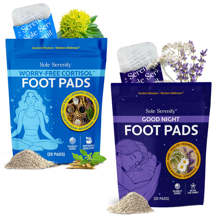 Cortisol + Good Night Sleep Detox Bundle - Foot Pads