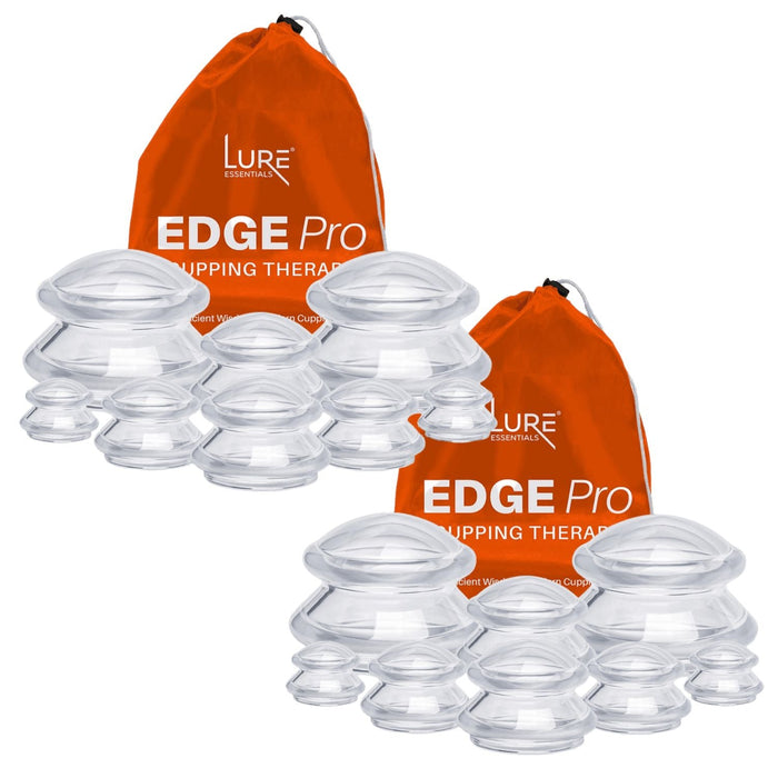 EDGE™ Pro Cupping Set Clear, 8 Cups