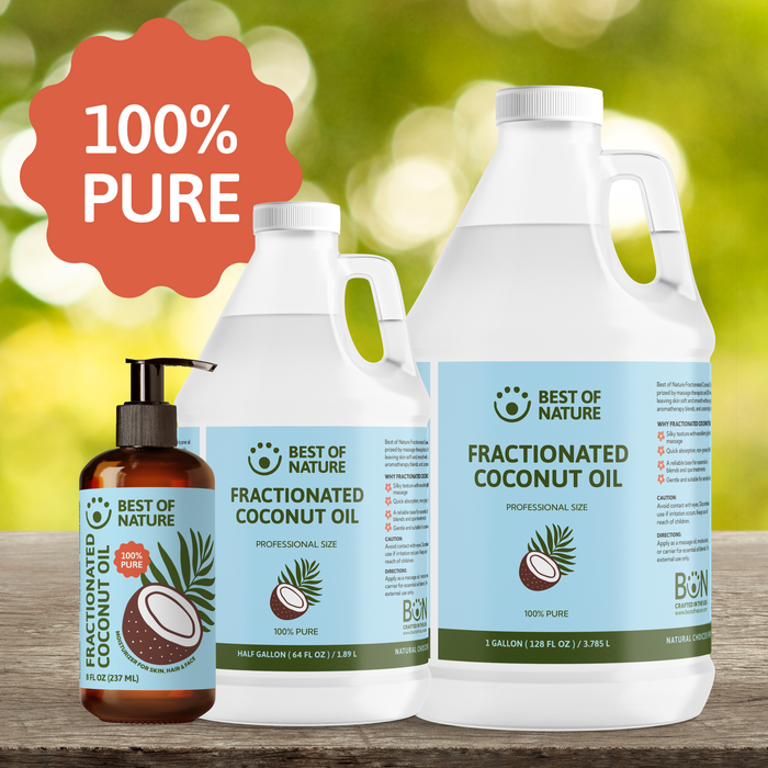 Best of Nature Fractionated Coconut Massage & Body Oil - 100% Pure Spa & Bodywork Market Best of Nature Fractionated Coconut Massage & Body Oil - 100% Pure Spa & Bodywork Market