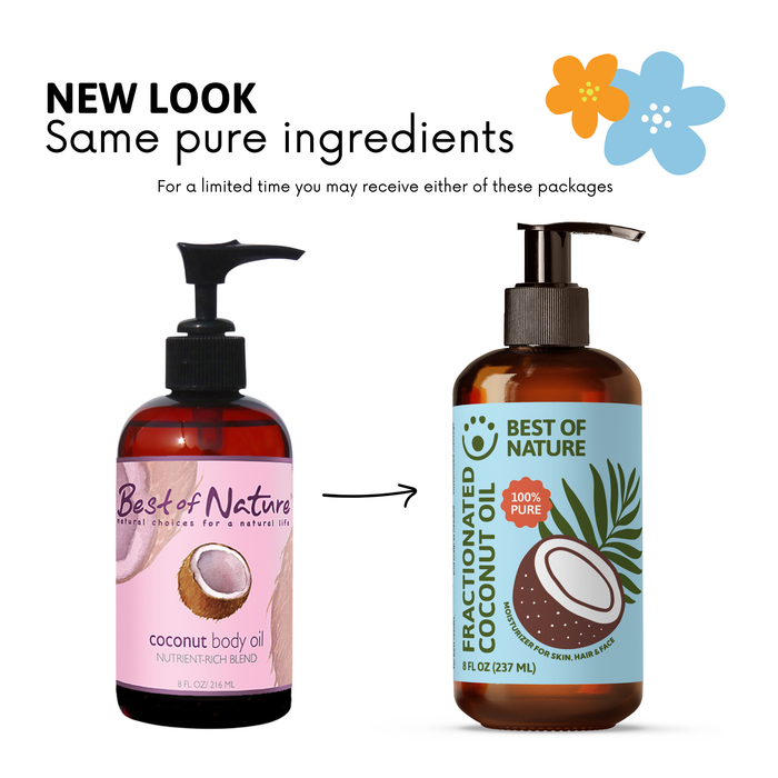 Best of Nature Fractionated Coconut Massage & Body Oil - 100% Pure