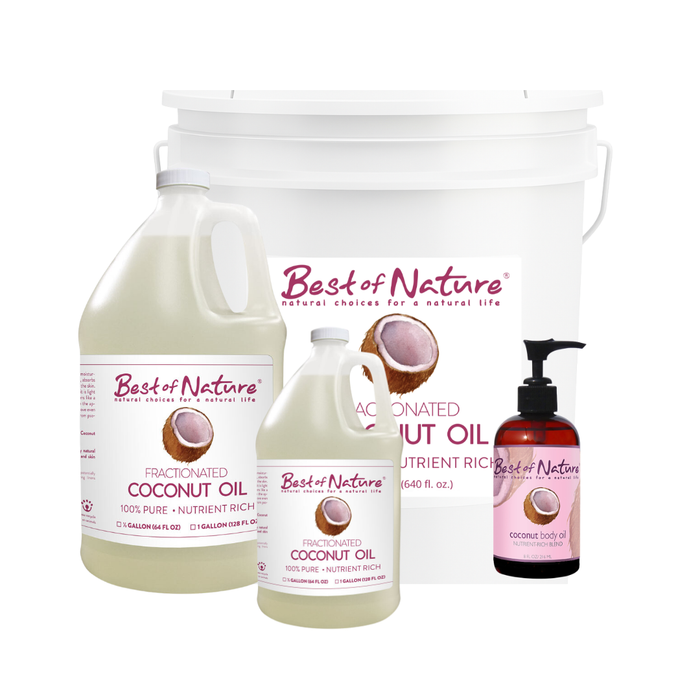 Best of Nature Fractionated Coconut Massage & Body Oil - 100% Pure