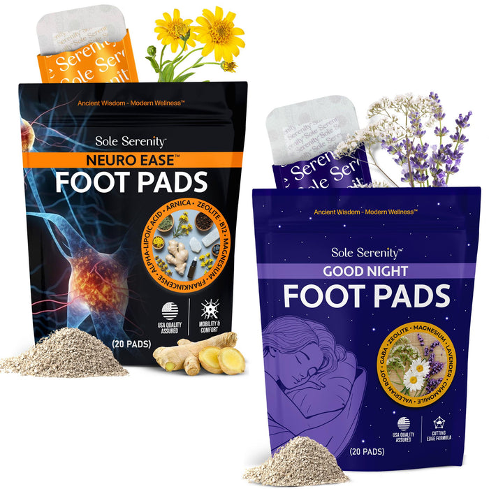Neuropathy + Good Night Sleep Detox Bundle Foot Pads