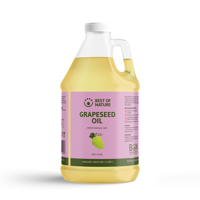 Best of Nature Grapeseed Massage & Body Oil - 100% Pure