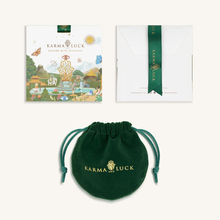 Soothing Abundance – Turquoise Larimar Mantra Wrap Bracelet