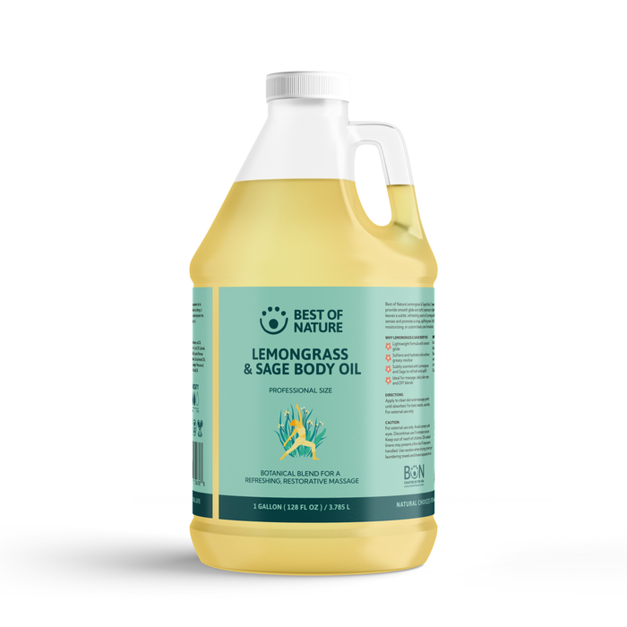 Best of Nature Lemongrass and Sage Aromatherapy Massage & Body Oil