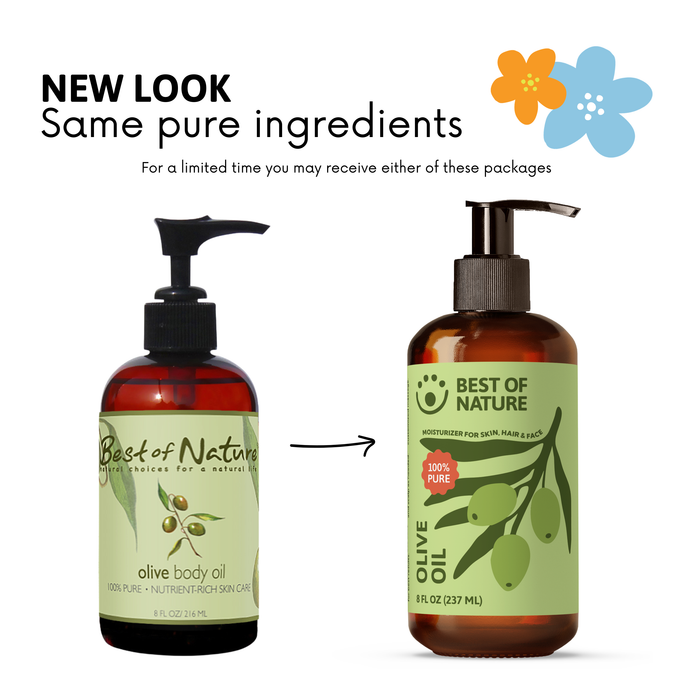 Best of Nature Olive Massage & Body Oil - 100% Pure
