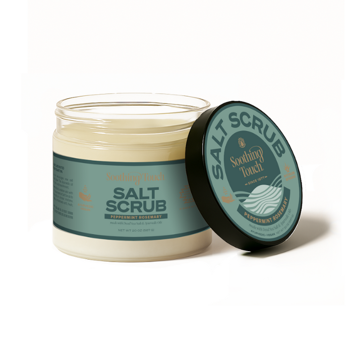 Soothing Touch Peppermint Rosemary Herbal Salt Scrub