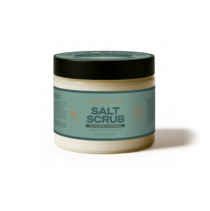 Soothing Touch Peppermint Rosemary Herbal Salt Scrub