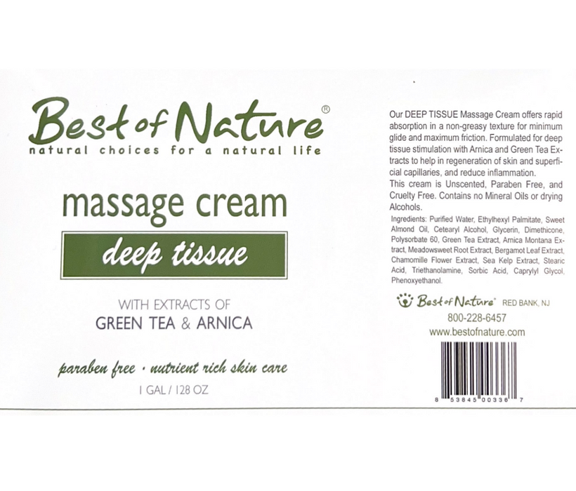 Best of Nature Deep Tissue Massage Cream