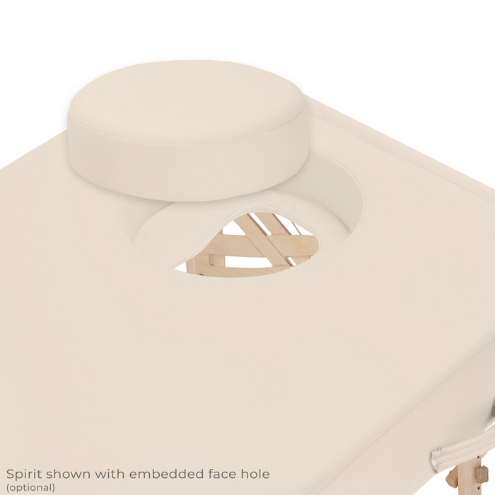 Earthlite Spirit Portable Massage Table with Face Hole and Plug