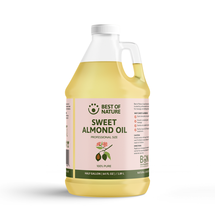 Best of Nature Almond Massage & Body Oil - 100% Pure