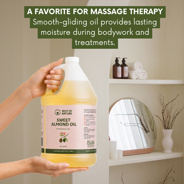 Best of Nature Almond Massage & Body Oil - 100% Pure