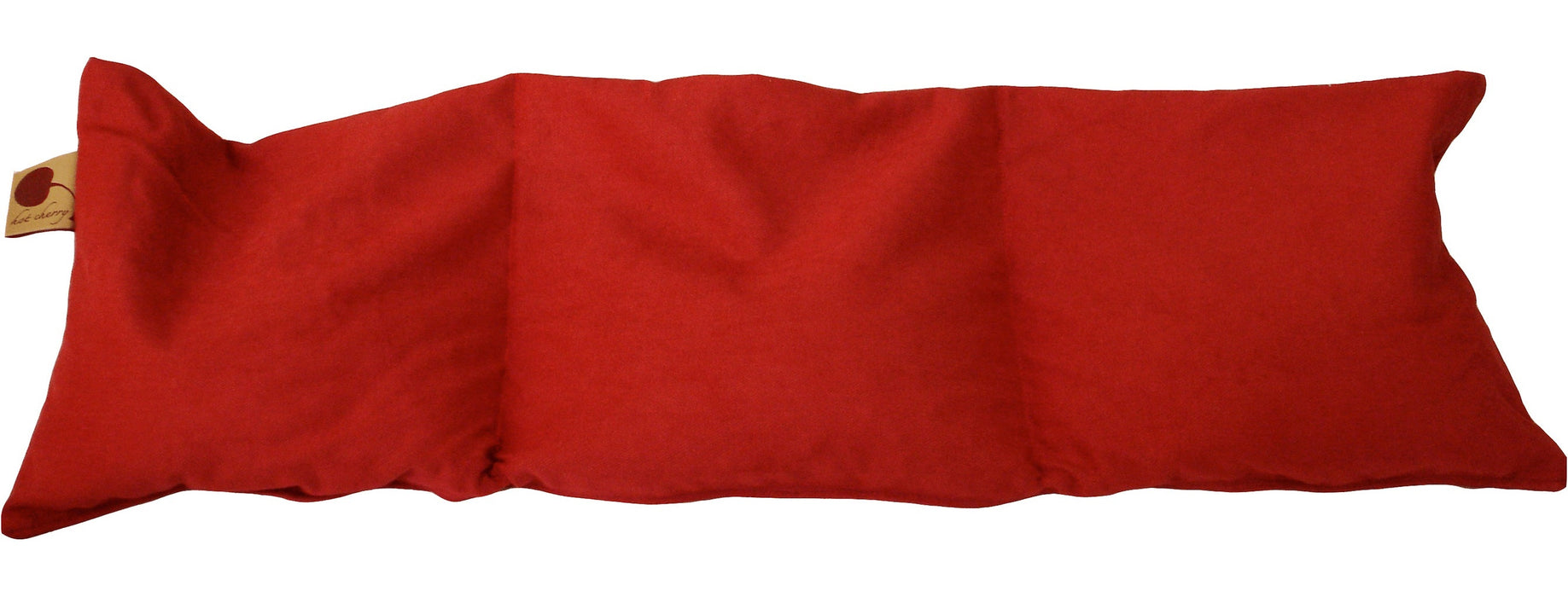 Hot Cherry Triple Square Pillow in Red Denim -  Natural Hot and Cold Therapy Pack