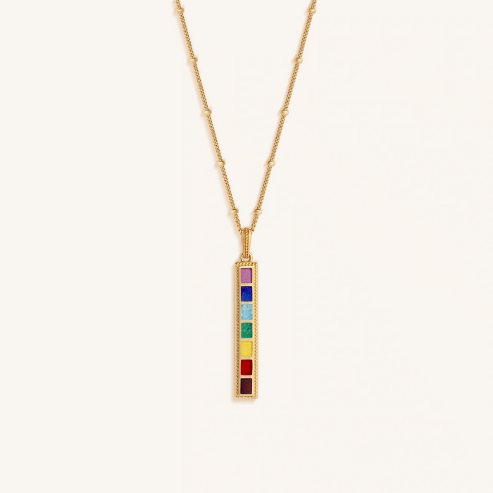 Sacred Flow – Seven Chakra Energy Necklace