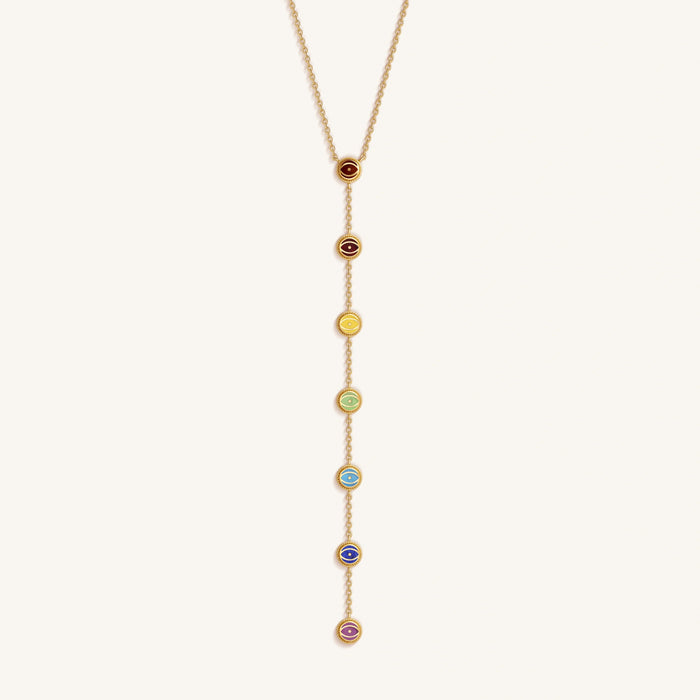 Ethereal Balance Seven Chakra Harmony Necklace