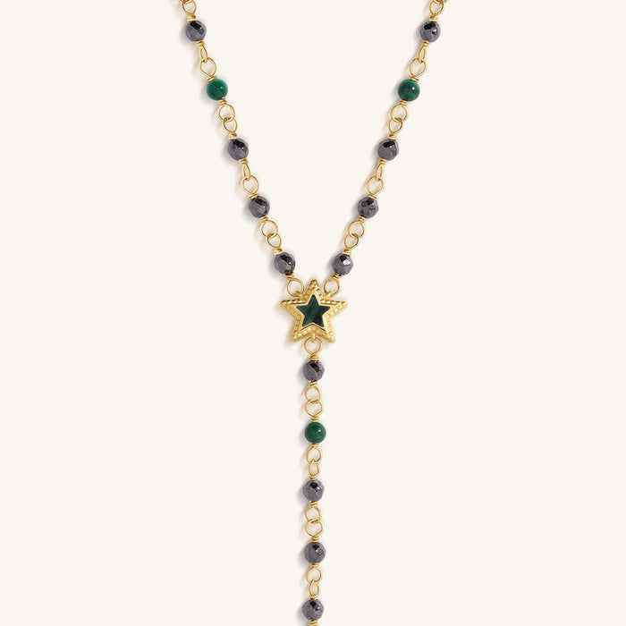 Moonlit Serenity Moon & Star Necklace