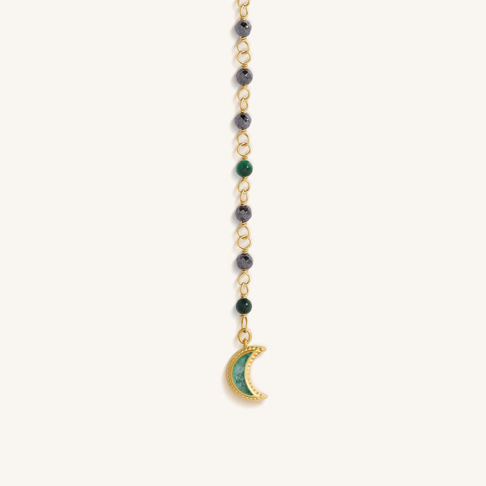 Moonlit Serenity Moon & Star Necklace